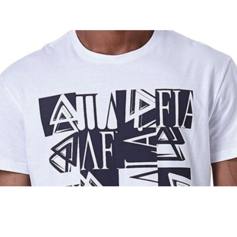 Polera Blanca Estampada