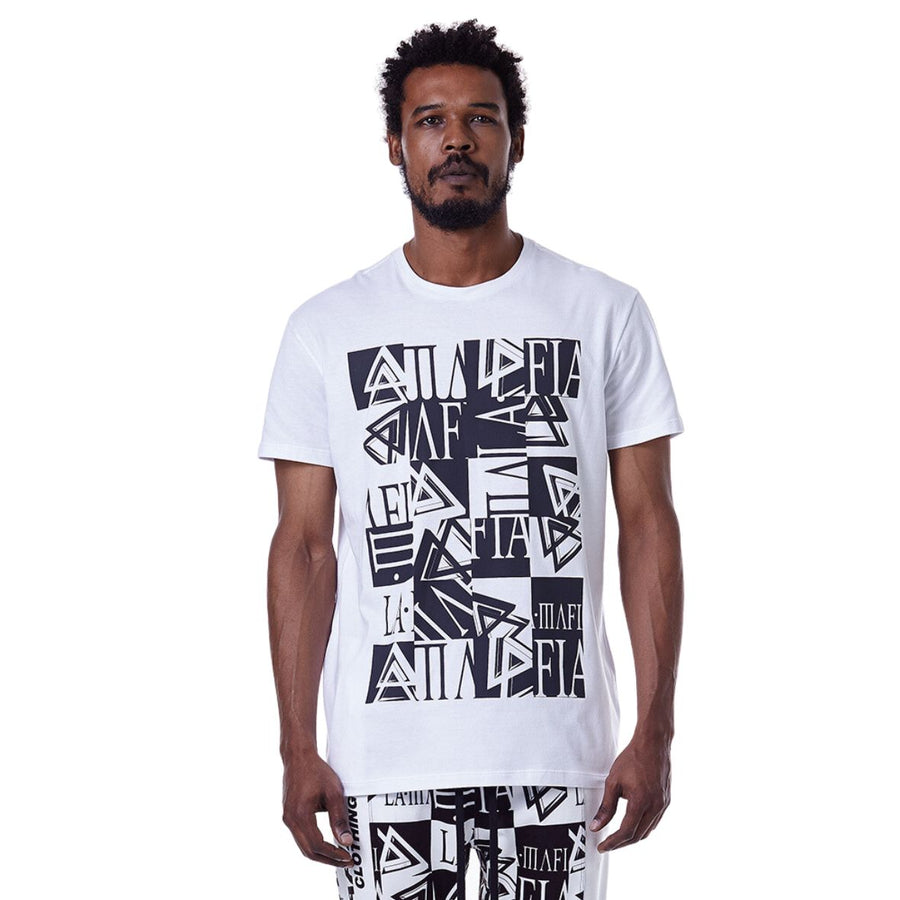 Polera Blanca Estampada