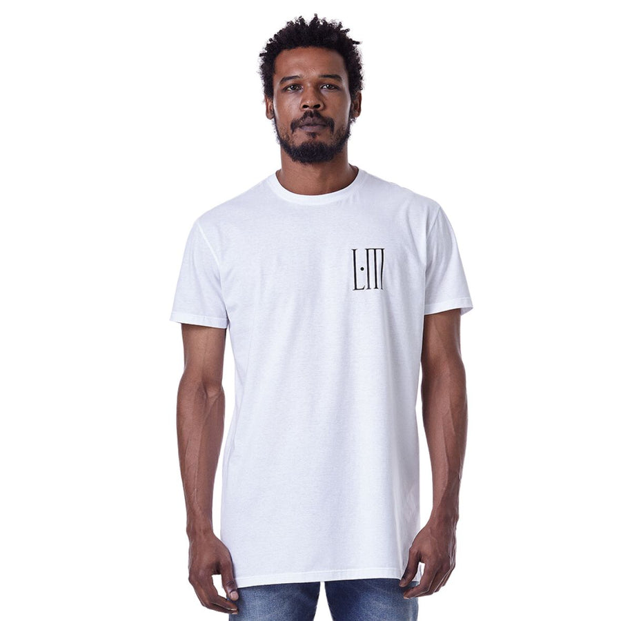 Polera Blanca Estampada "LA MAFIA"