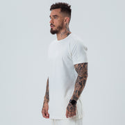 Polera Blanco Crema con estampado