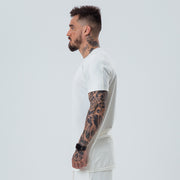 Polera Blanco Crema con estampado