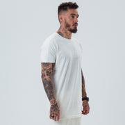 Polera Blanco Crema con estampado