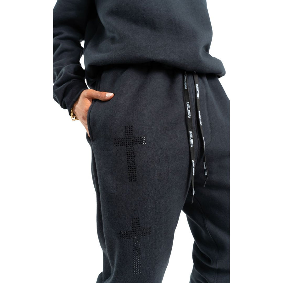 Conjunto Poleron y Jogger Negro