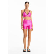 Conjunto Top y Short Biker Dopamina Fucsia