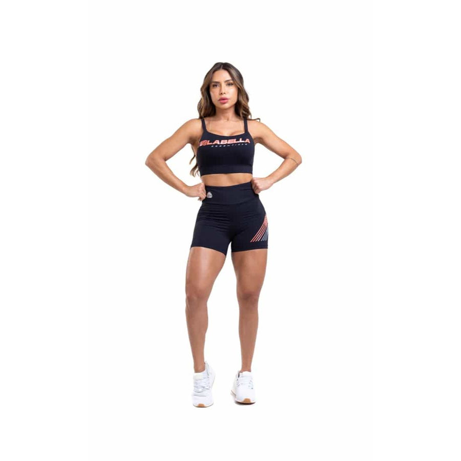 Conjunto Top y Biker Essential Negro