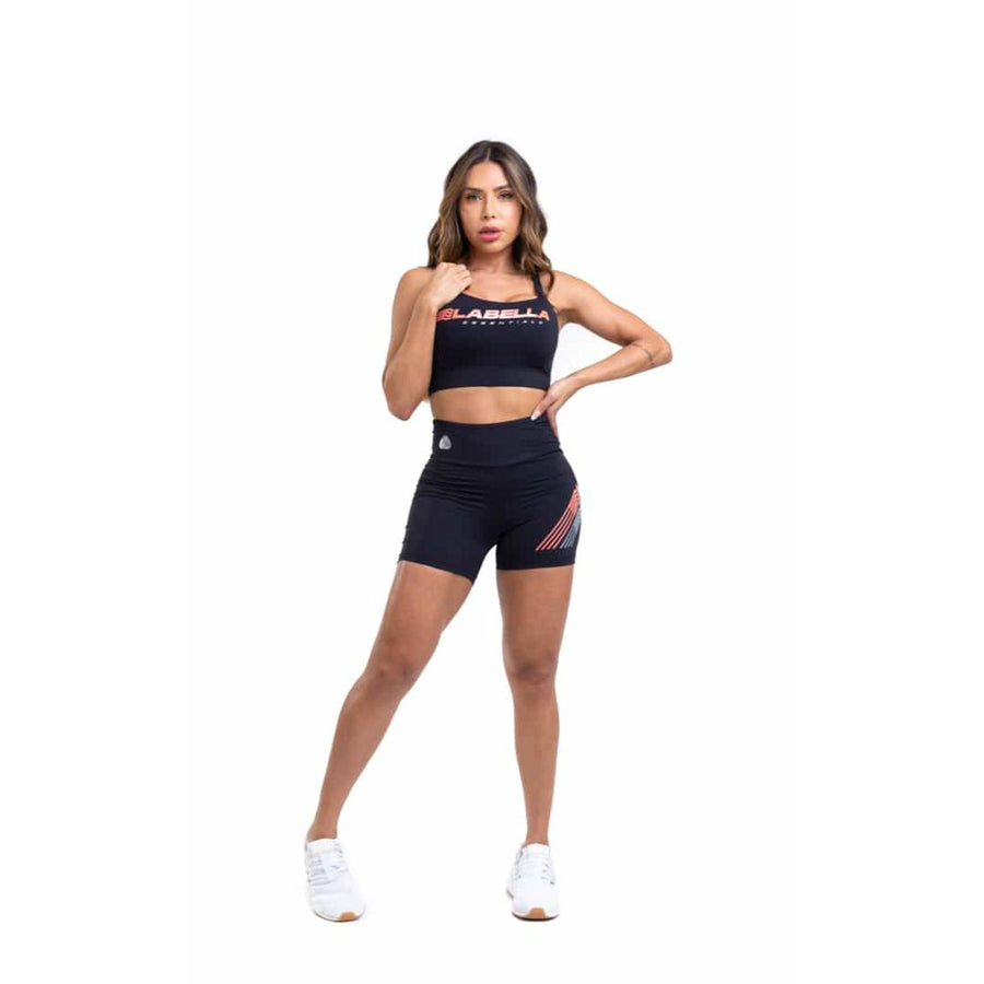 Conjunto Top y Biker Essential Negro