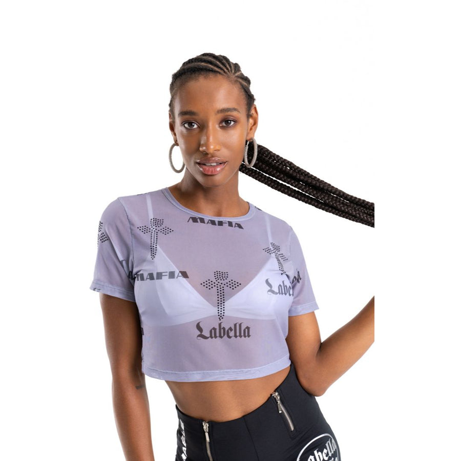 Cropped y Top Lunatic Estampado