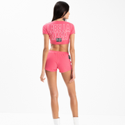 Conjunto Top y Short Match Rosado