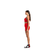 Conjunto Top y short Biker GO ON Rojo
