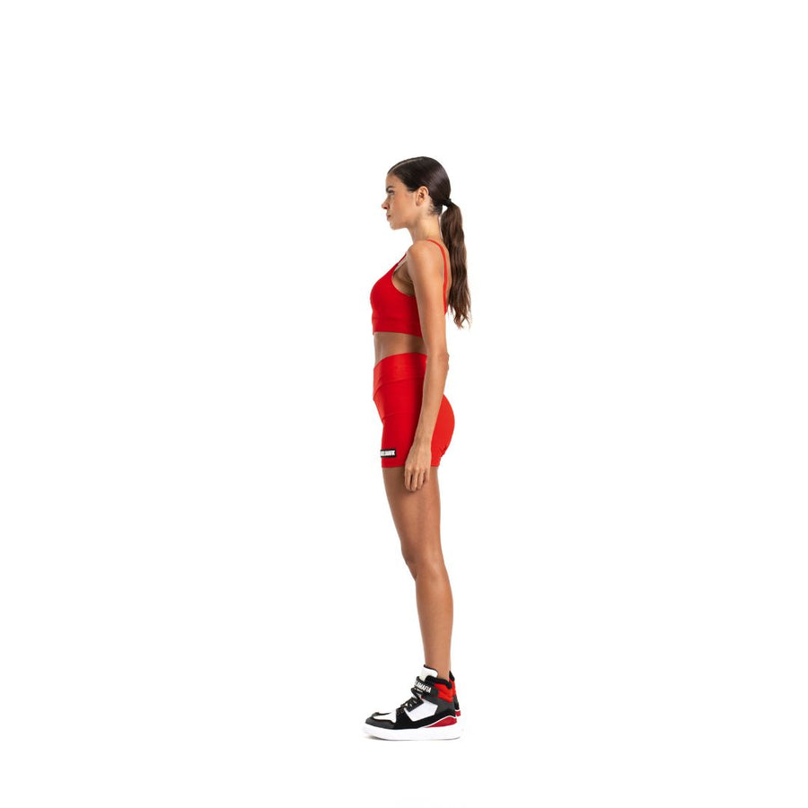 Conjunto Top y short Biker GO ON Rojo