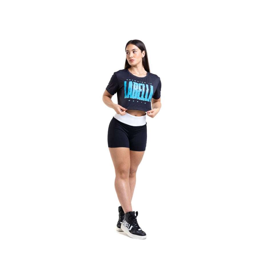 Cropped Acqua Negro