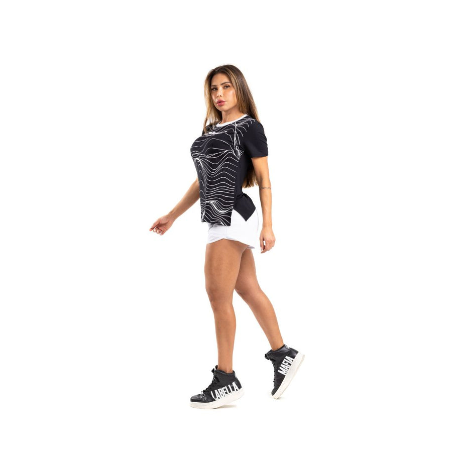Polera Waves Negro
