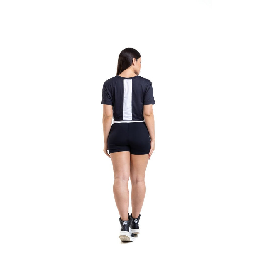 Cropped Acqua Negro
