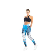 Legging Hardcore Ladies Estampada Celeste