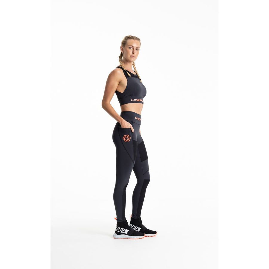 Legging Dopamina Negra-Gris