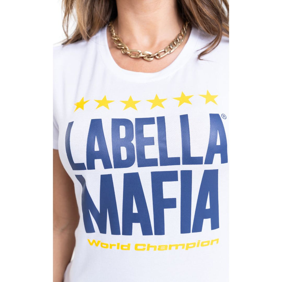 Polera Labella World Blanca