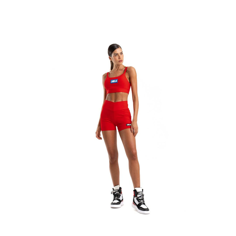 Conjunto Top y short Biker GO ON Rojo