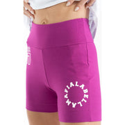 Conjunto Polera y Short Blanco y Fucsia