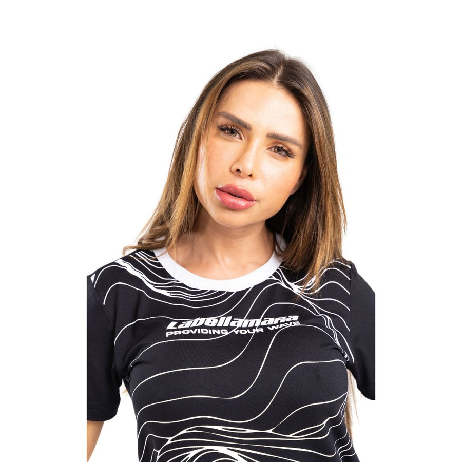 Polera Waves Negro