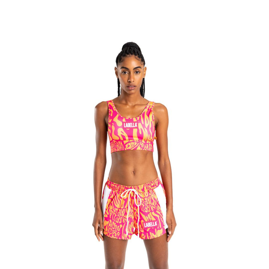 Conjunto Top y Short Psycle Waves Estampado