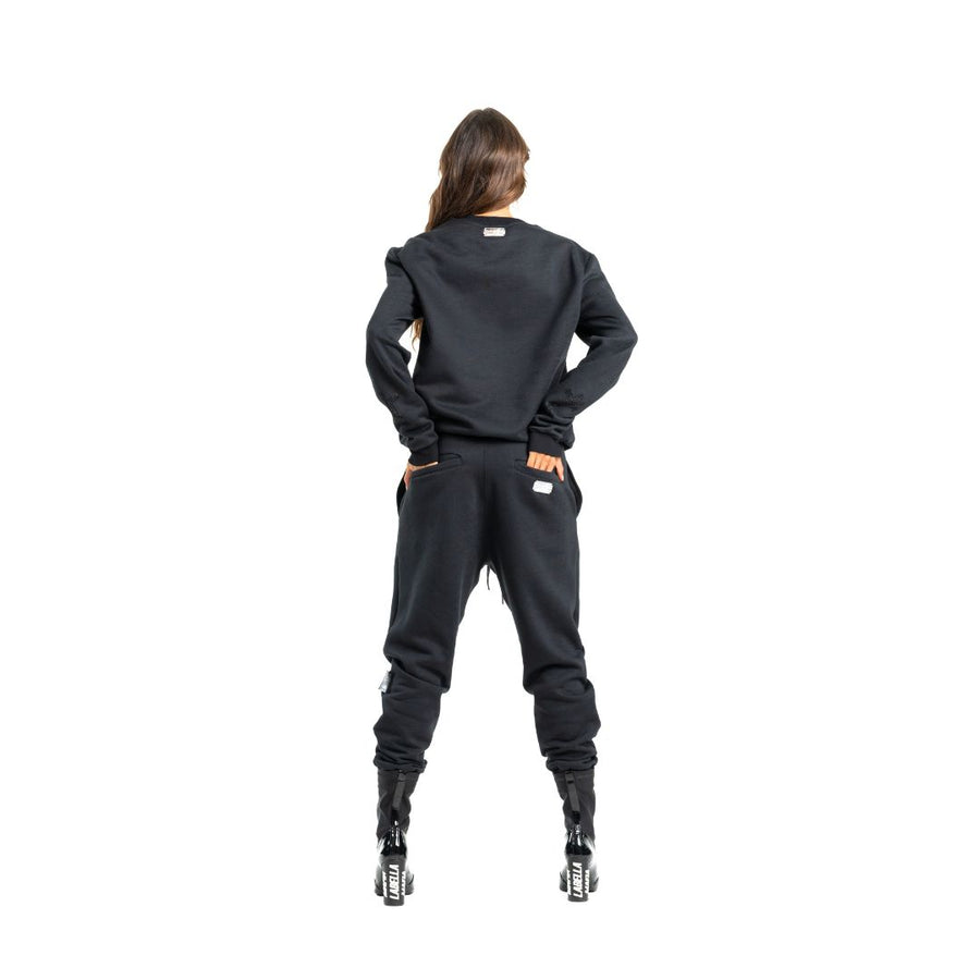 Conjunto Poleron y Jogger Negro