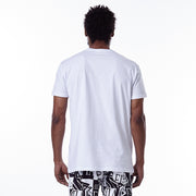 Polera Blanca Estampada