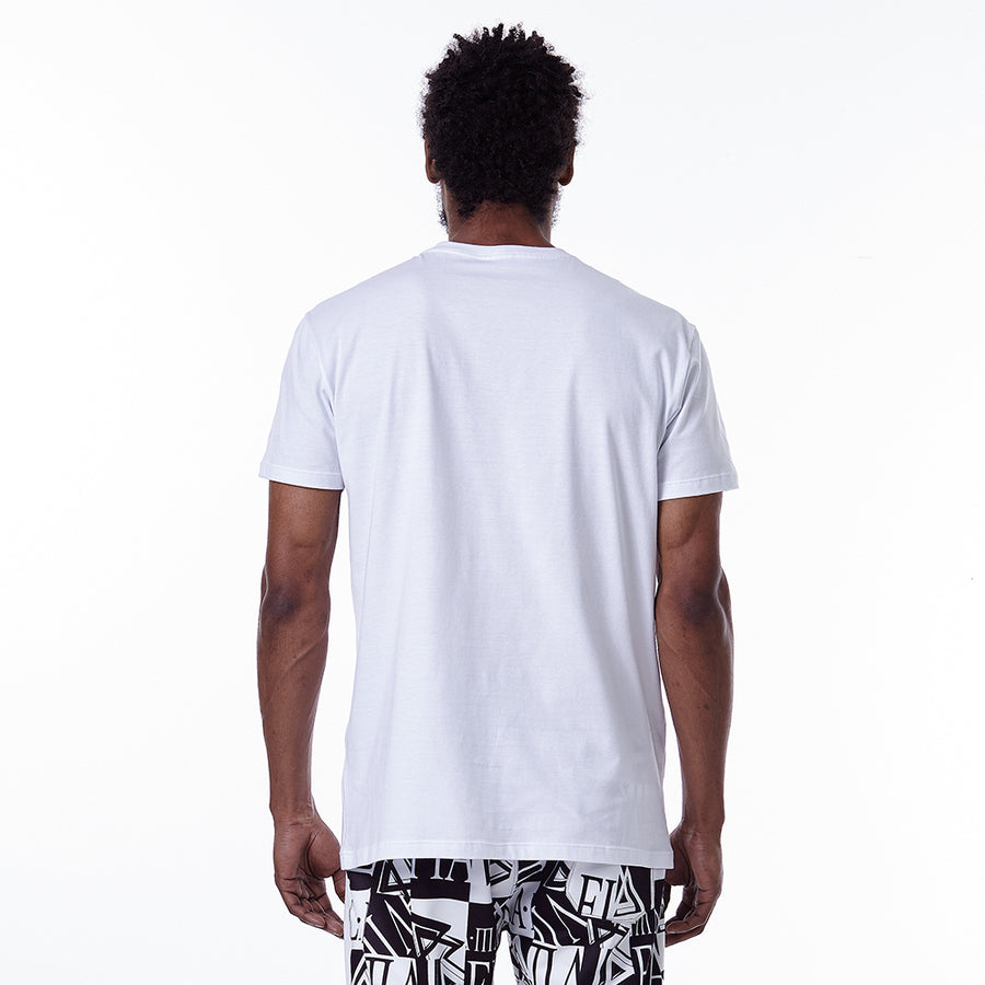 Polera Blanca Estampada