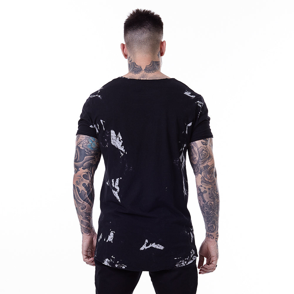 Polera Negra - Estampado Calavera