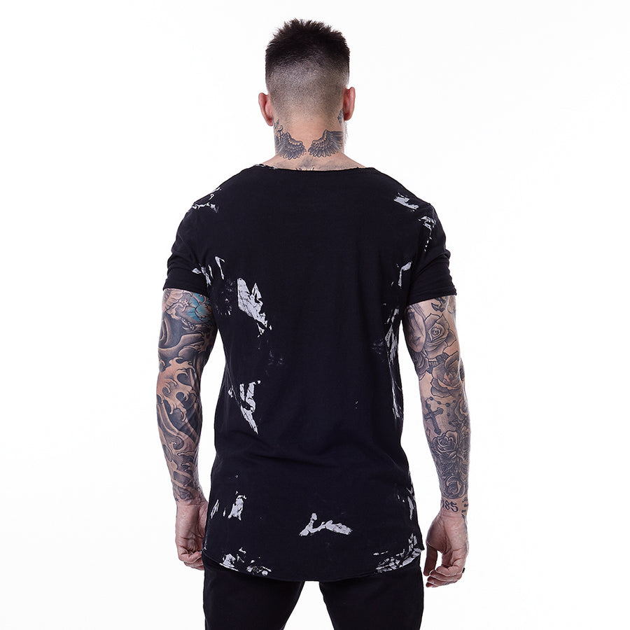 Polera Negra - Estampado Calavera