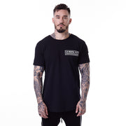 Polera Negra - Espalda Estampada